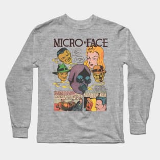 Micro Face #5 Long Sleeve T-Shirt